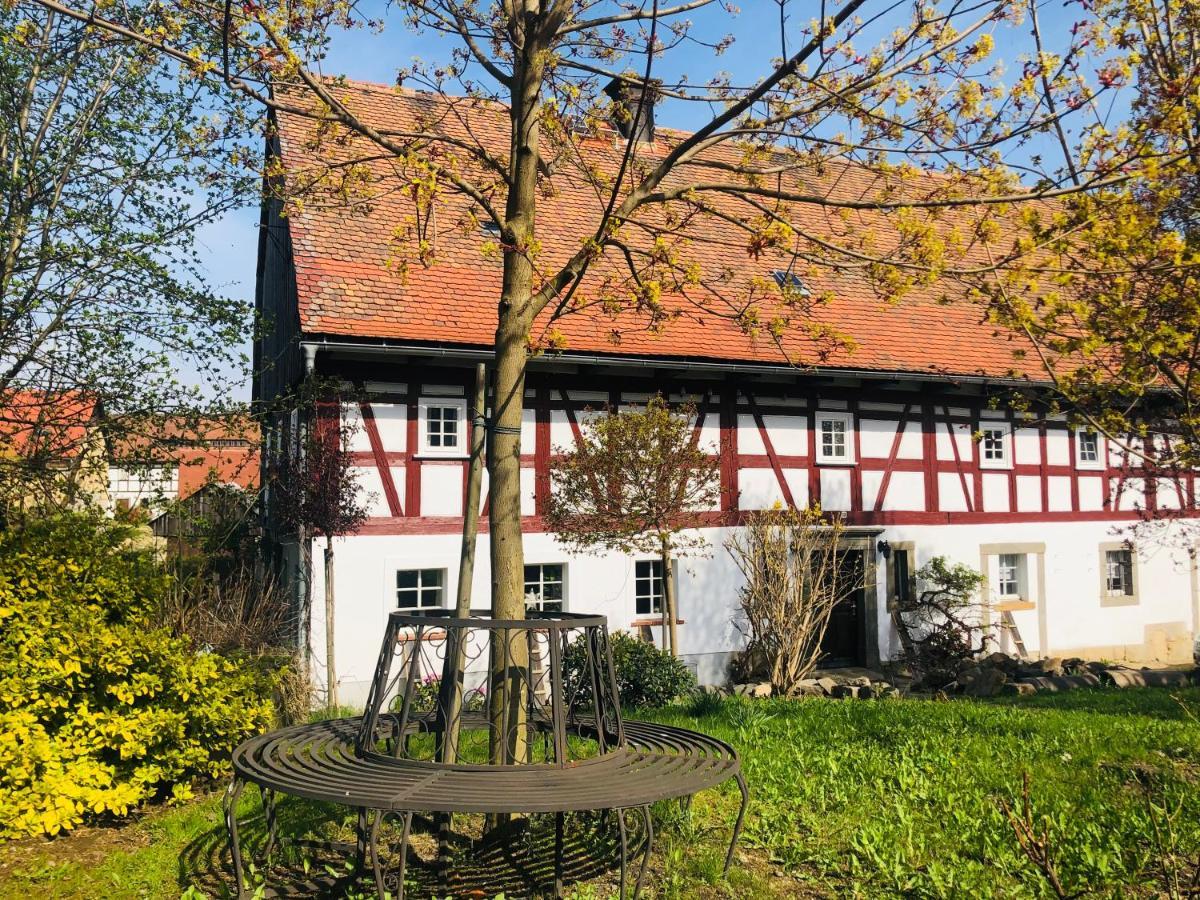 Ferienwohnung AuenGut-Bertsdorf Exterior foto